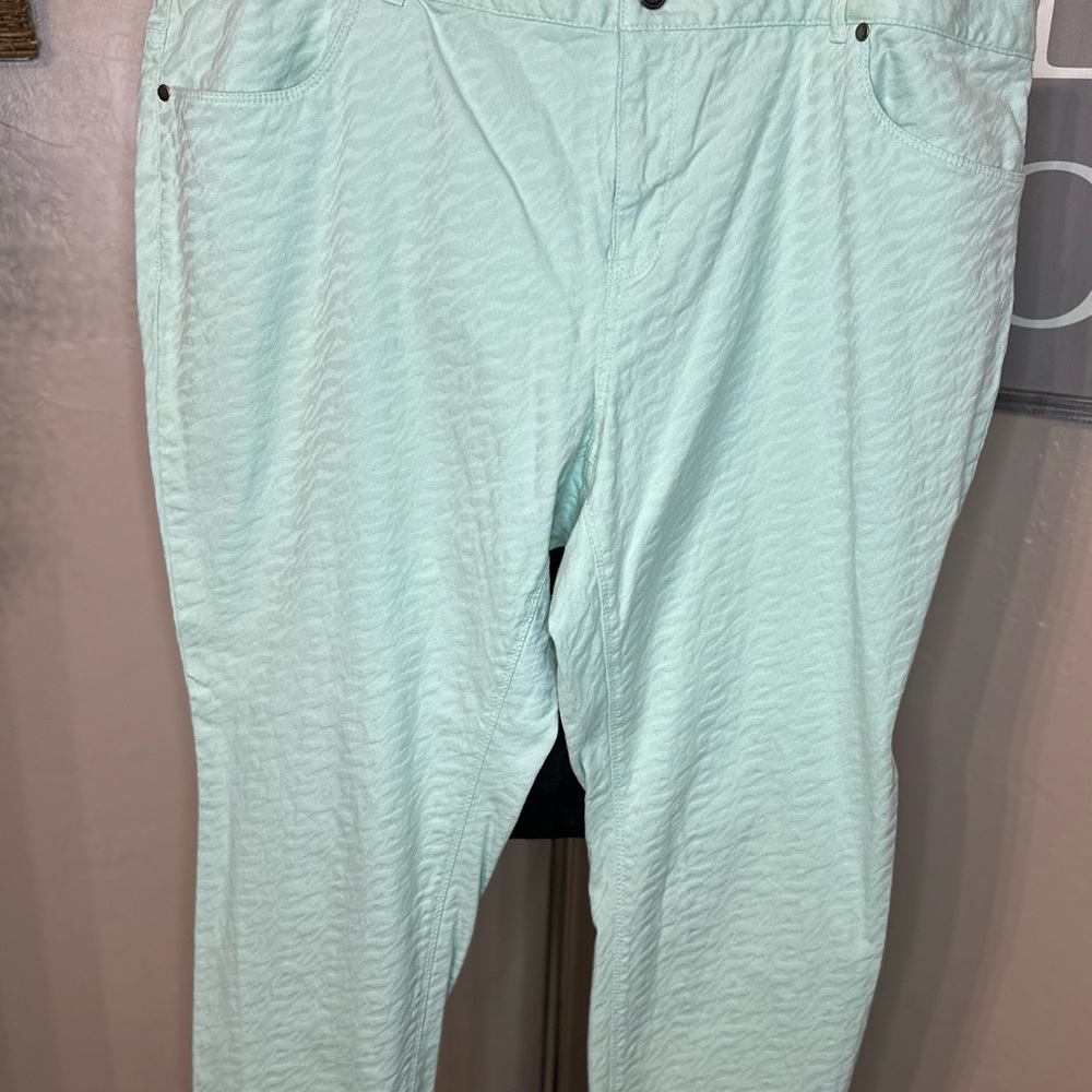 Light mint green pants